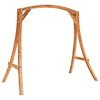 vidaXL Swing Frame | Teak Finish | Solid Bent Wood | Large | Durable
