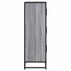 vidaXL Highboard Grey Sonoma 68x35x106.5 cm Engineered Wood and Metal