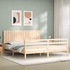 vidaXL Bed Frame without Mattress Super King Size Solid Wood