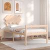 vidaXL Senior Bed without Mattress 90x200 cm Solid Wood