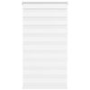 vidaXL Zebra Blind White 85x150 cm Fabric Width 80.9 cm Polyester