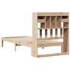 vidaXL Bookcase Bed without Mattress 90x190cm Solid Wood Pine