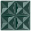 vidaXL Wall Panels 48 pcs Origami Green 50 x 50 cm XPS Foam