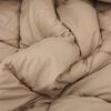 vidaXL Winter Duvet Taupe 220 x 135 cm Microfiber