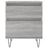 vidaXL Bedside Cabinets 2 pcs Grey Sonoma 40x35x50 cm Engineered Wood