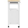 vidaXL Kitchen Trolley MONZA 84x40x88.5 cm Solid Wood Pine