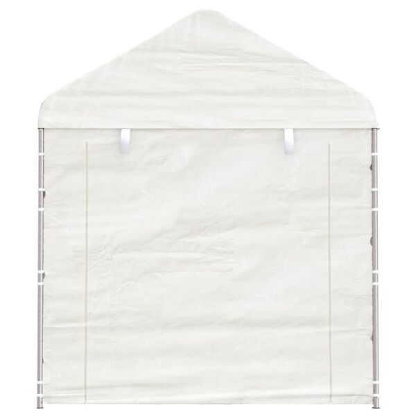 vidaXL Gazebo with Roof White 8.92x2.28x2.69 m Polyethylene