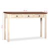 vidaXL Console Table Solid Acacia Mango Wood 120x30x76 cm