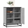vidaXL Sideboard Grey Sonoma 62x35x76 cm Engineered Wood