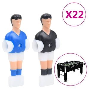 vidaXL Football Table Players for 12,7 mm Rod 22 pcs