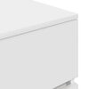 vidaXL Bedside Cabinets 2 pcs White 39x35x65 cm Engineered Wood