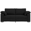 vidaXL Sofa Black 180 x 77 x 82 cm Fabric