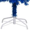 vidaXL Artificial Pre-lit Christmas Tree with Ball Set Blue 120 cm PVC