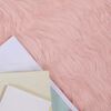 vidaXL Faux Sheepskin Rug Tafalla Pink &Oslash; 120 cm Polyester