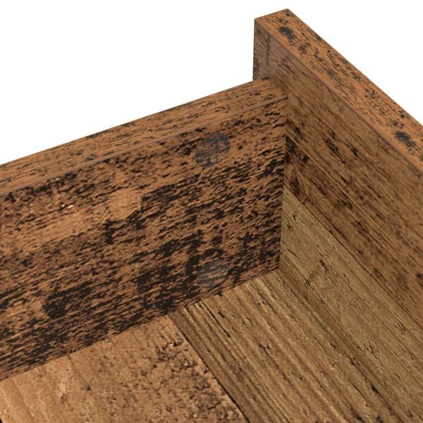 vidaXL Self-adhesive Screw Cover 2 pcs Old Wood &Oslash; 20 x 0.5 mm