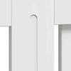 vidaXL Radiator Cover High Gloss White 152 x 19 x 81.5 cm