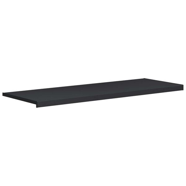 vidaXL Window Sill Anthracite with Wood Grain 120 x 50 x 4.5 cm PVC