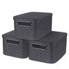 Curver Style Storage Boxes with Lid 3 pcs Size S 6L Anthracite
