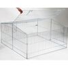 Kerbl Outdoor Pet Enclosure Easy Metal Silver 82845