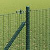 vidaXL Fence Post Green 10 x 1 m (19 x 19 mm mesh) Steel