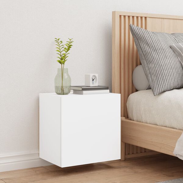 vidaXL TV Wall Cabinet White 40.5x30x40 cm Engineered Wood