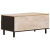vidaXL Coffee Table with Drawer White 80 x 54 x 40 cm Solid Mango Wood
