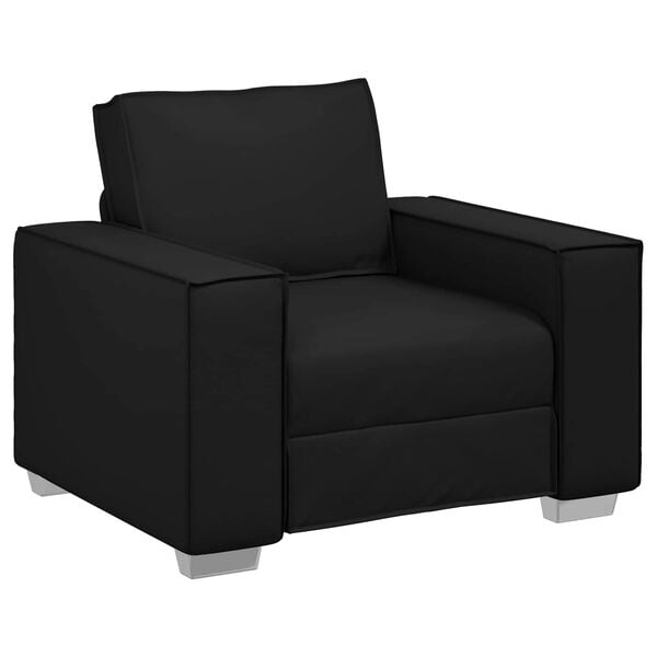 vidaXL Sofa Black 99 x 78 x 84 cm Fabric