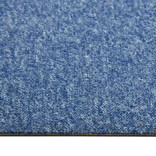 vidaXL Carpet 20 pcs Blue 50 x 50 cm 100% Polypropylene