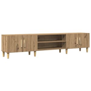 vidaXL TV Cabinet Artisan Oak 180x31,5x40 cm Engineered Wood