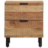 vidaXL Bedside Cabinet 40x33x46 cm Solid Wood Acacia