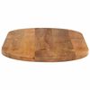 vidaXL Table Top 140x60x2.5 cm Oval Solid Wood Mango