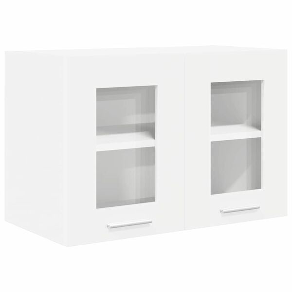 vidaXL Hanging Cabinet with Door White 60 x 31 x 40 cm Engineered Wood
