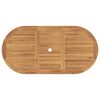 vidaXL Garden Dining Set 7 pcs Brown Solid teak wood