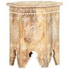 vidaXL Hand-painted Side Table 38x33x42 cm Solid Mango Wood