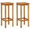 vidaXL 3 Piece Balcony Bar Set Solid Acacia Wood