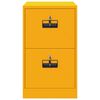 vidaXL File Cabinet Mustard Yellow 44 x 50 x 74.5 cm Cold-Rolled Steel
