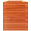 vidaXL Garden Planter Wax Brown 110x40x49.5 cm Solid Wood Pine