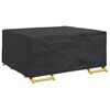 vidaXL Furniture Cover Plain Black 200 x 165 x 80 cm 420D