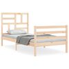 vidaXL Bed Frame without Mattress 100x200 cm Solid Wood