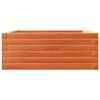 vidaXL Garden Planter Wax Brown 60x60x23 cm Solid Wood Pine
