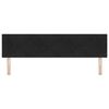 vidaXL LED Headboard with LED Strip Lights Black 180 cm Polyester