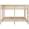 vidaXL Triple Bunk Bed Frame 200x200/80x200 cm Solid Wood Pine