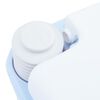 vidaXL Camping Toilet Manual Light Blue and White 41.5 x 36.5 x 42 cm