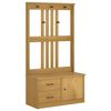 vidaXL Hall Tree SANDNES 87x40x159.5cm Solid Wood Pine