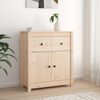 vidaXL Sideboard 70x35x80 cm Solid Wood Pine