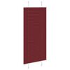 vidaXL Pleated Blind Bordeaux Red 55x100 cm Fabric Width 54.4 cm Polyester