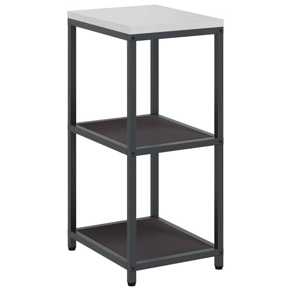 vidaXL Kitchen Storage with Shelf Black 40 x 50 x 92 cm Steel