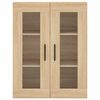vidaXL Highboard Sonoma Oak 69.5x34x180 cm Engineered Wood