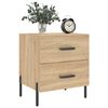 vidaXL Bedside Cabinets 2 pcs Sonoma Oak 40x35x47.5 cm Engineered Wood