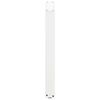 vidaXL Dining Table Legs U-Shaped 2 pcs White 60x(72-73) cm Steel